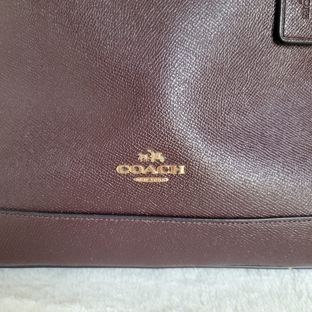Coach Women's Brown Leather Handbag - Picture 3 of 7